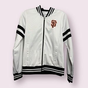 Giants G-111 4Her Carl Banks San Francisco Giants Full-Zip Track Jacket